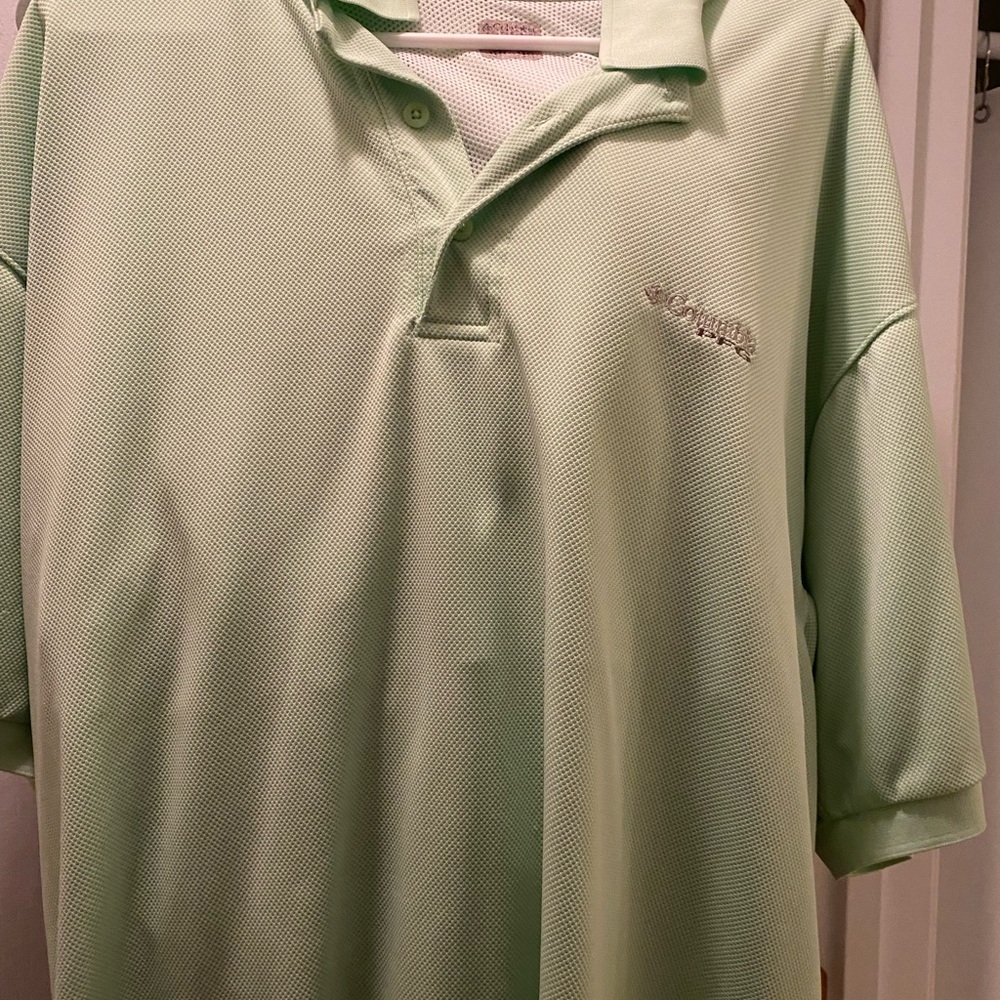Mens Columbia Brand PFG shirt Green